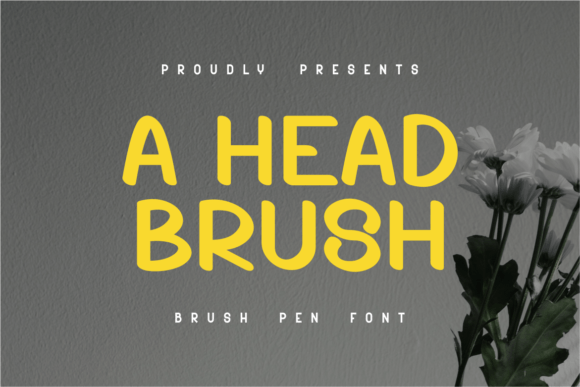 A Head Brush: A Versatile and Expressive Font for Every Project