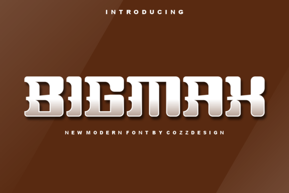 Bigmax: A Bold and Whimsical Font for Modern Design