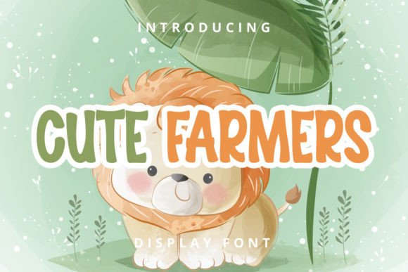 Cute Farmers: A Playful Font for Creative Projects