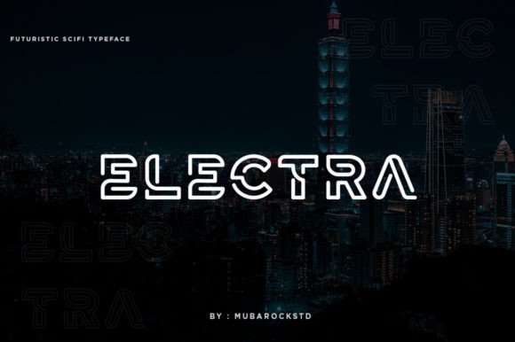 Electra: A Modern Minimalist Display Font for Professional Design