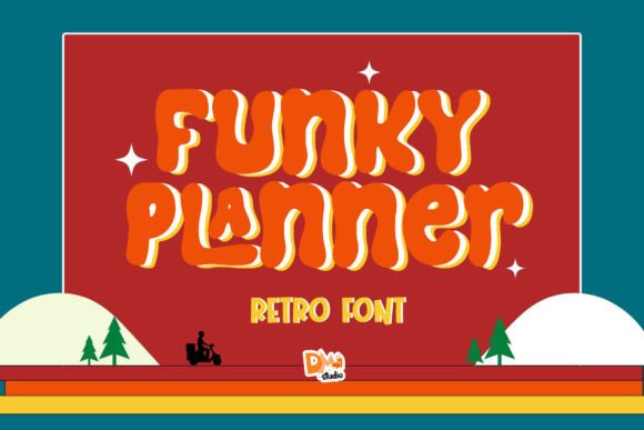 Funky Planner: A Quirky Font for Creative Expression