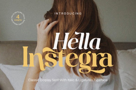 Hella Instegra: A Stylish Display Font