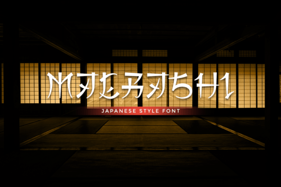 Maebashi: A Japanese Style Display Font