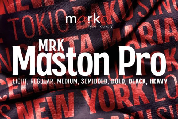 Maston Pro: A Bold, Vintage-Inspired Font for Modern Design