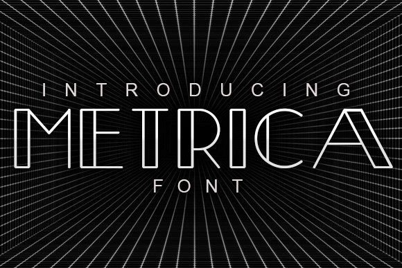 Metrica: The Retro-Style Font That Elevates Any Design