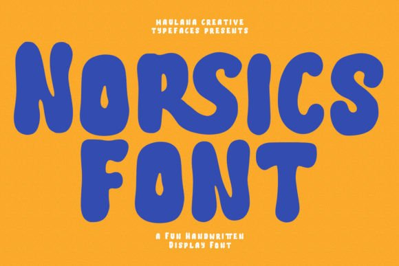 Norsics: A Whimsical Font for Creative Workflows