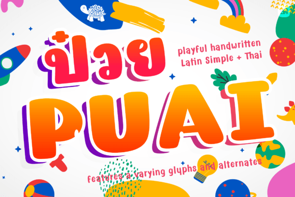 Puai: A Playful Font That Brings Designs to Life
