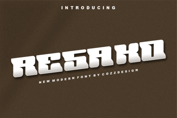 Resako: A Modern, Whimsical Font for Creative Expression