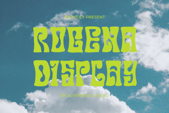 Rogena: A Groovy, Art-Nouveau Serif Display Font for Bold and Playful Projects