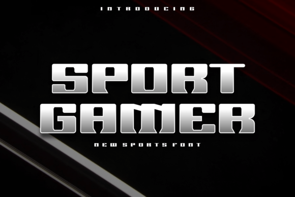 Sport Gamer Font: A Modern and Dynamic Display Typeface