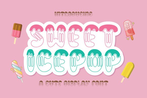 Sweet Ice Pop: A Playful Font for Creative Expression