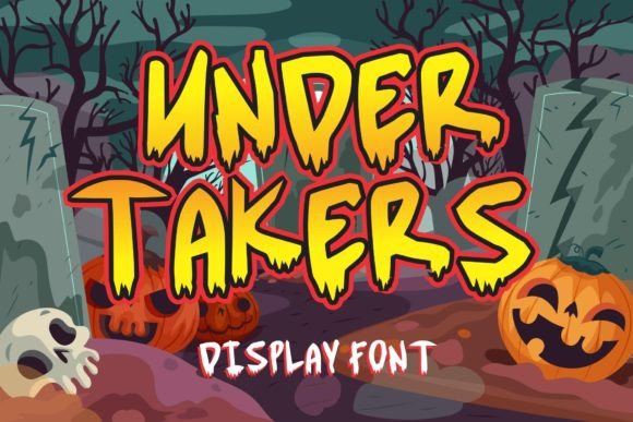 Undertakers: A Spooky Vintage Display Font for Dramatic Designs
